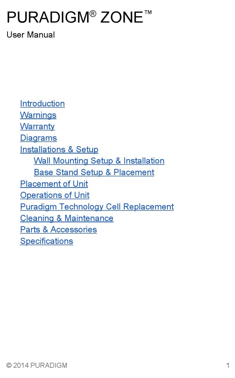 PURADIGM ZONE user manual