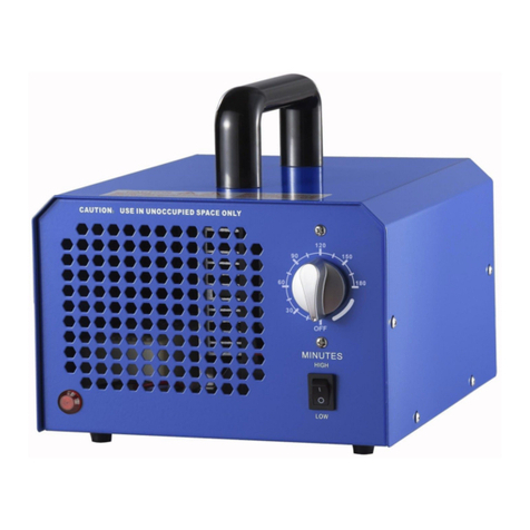 ozone generators BLUE 7000 user manual