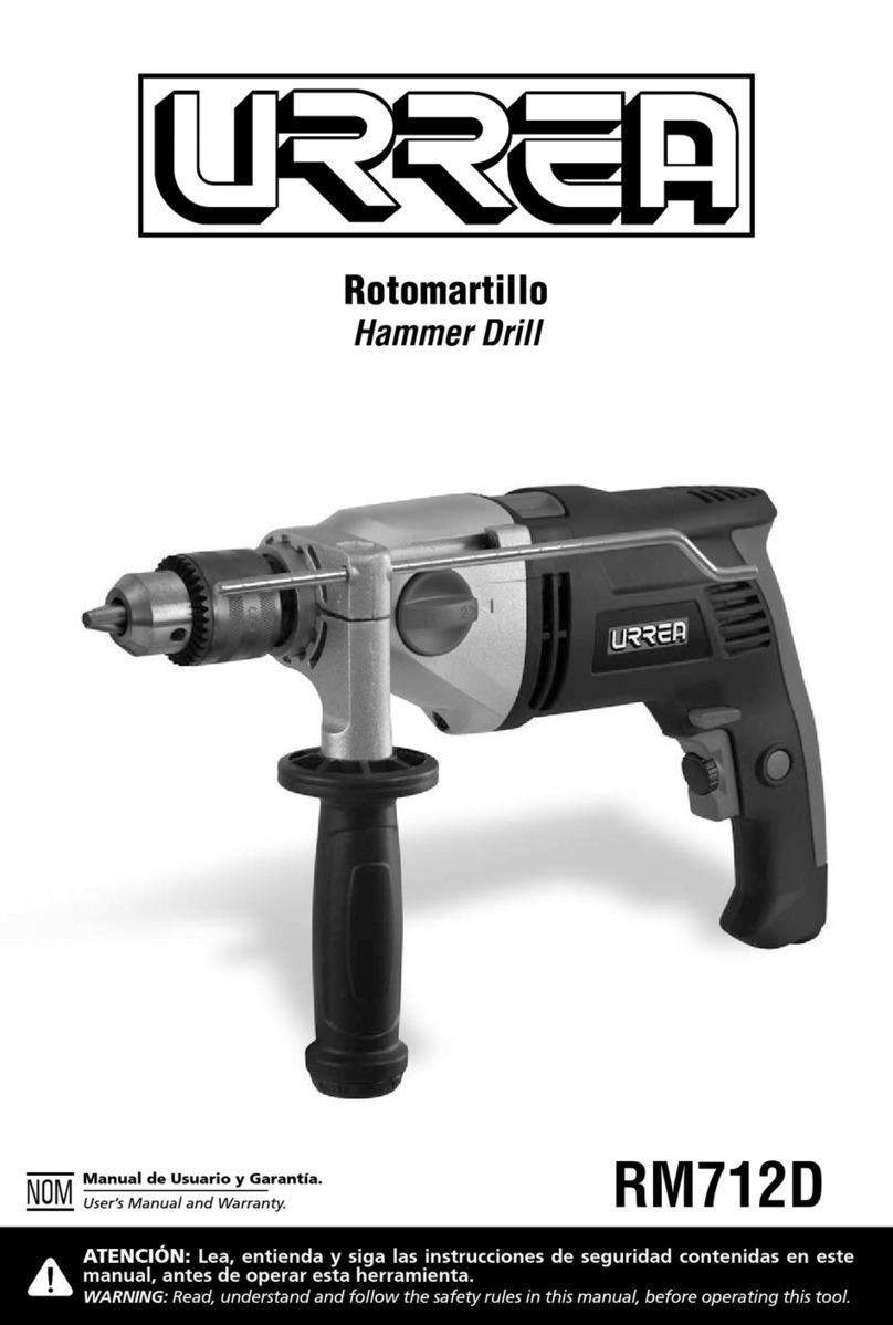 Urrea RM712D User manual and warranty