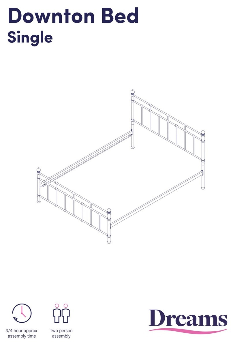 DREAMS Downton Bed Single Assembly guide DREAMS Downton Bed Single Assembly guide
