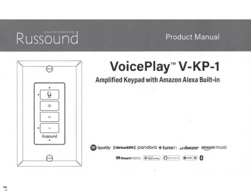 Russound V-KP-1 product manual