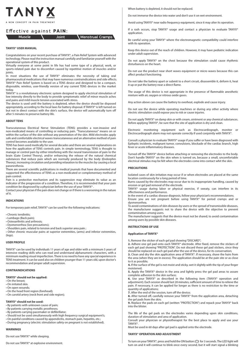 TANYX TANYX installation manual