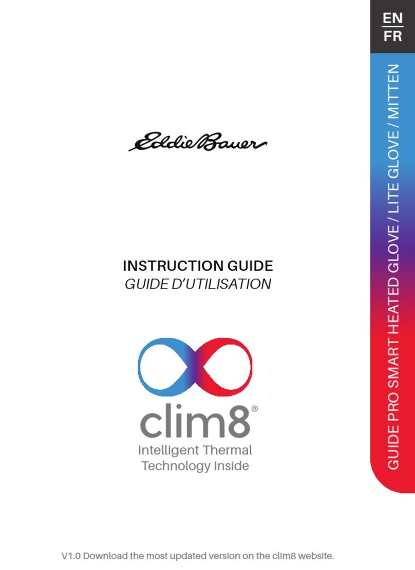 Eddie Bauer clim8 Instruction guide