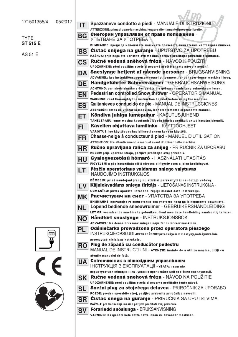 ST 515 E Operator's manual
