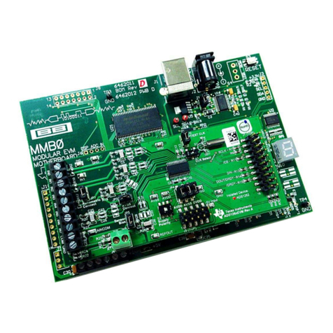 Texas Instruments ADS126 EVM-PDK Series User manual