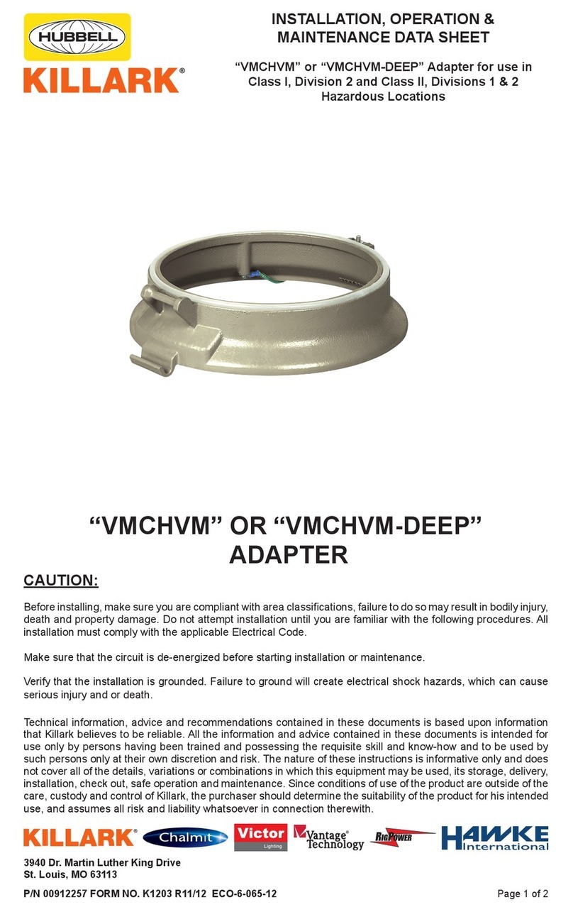 KILLARK VMCHVM Instruction Manual