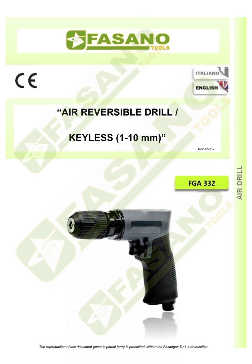 FASANO TOOLS FGA 332 manual