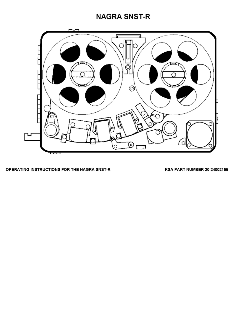 Nagra SNST-R operating instructions