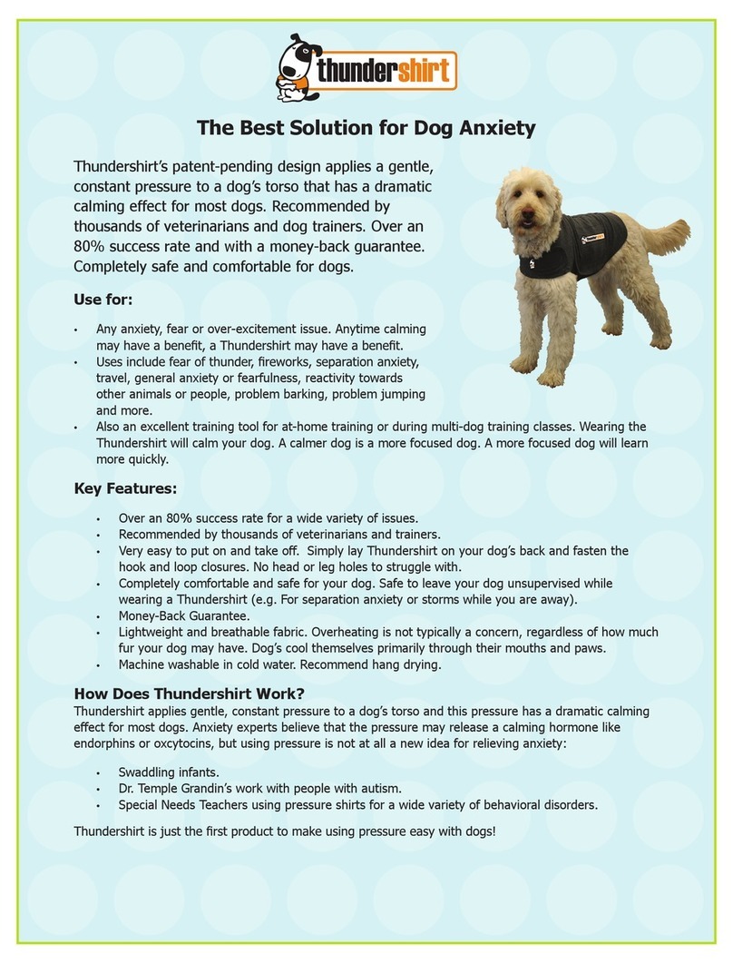 thundershirt 001211 User manual