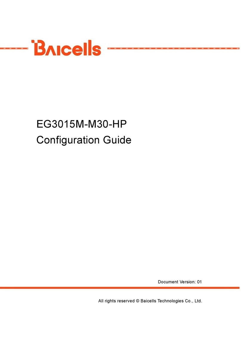 Baicells EG3015M-M30-HP User manual