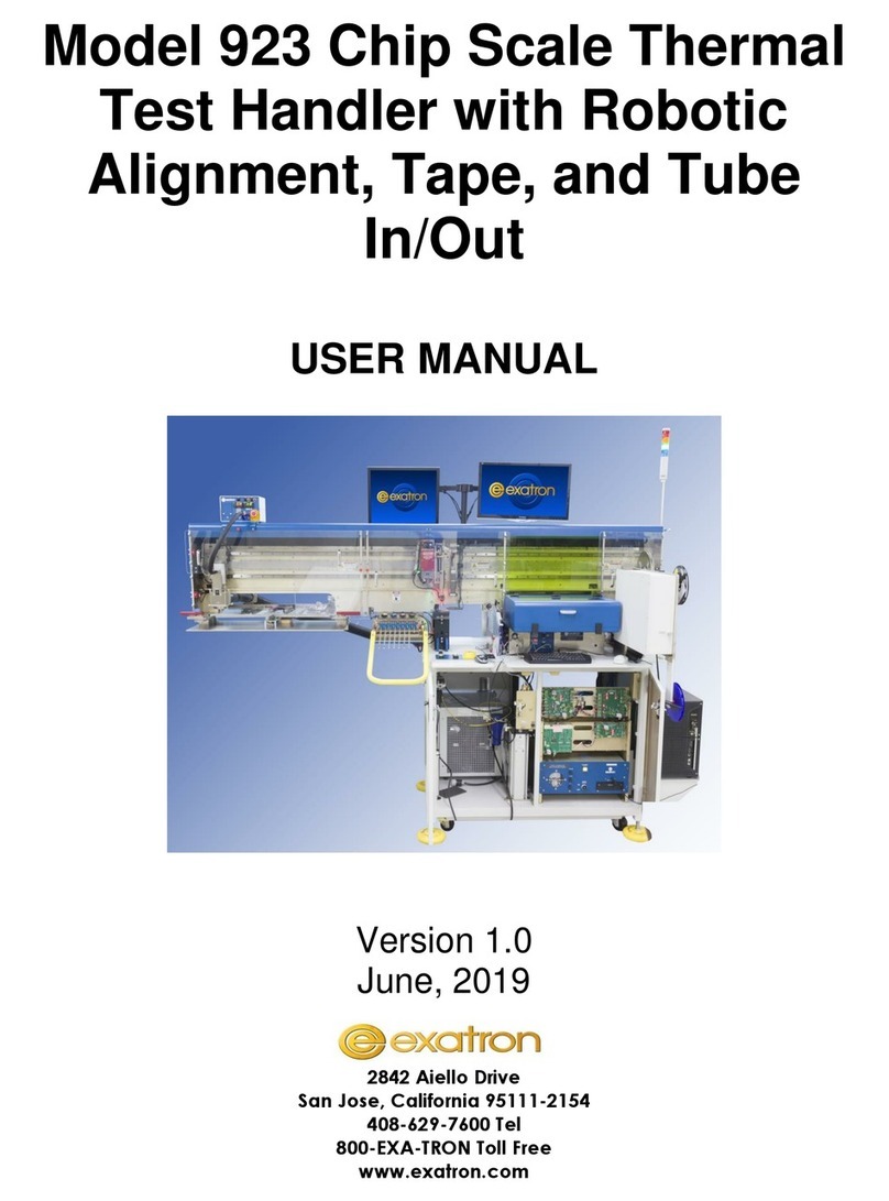 Exatron 923 User manual