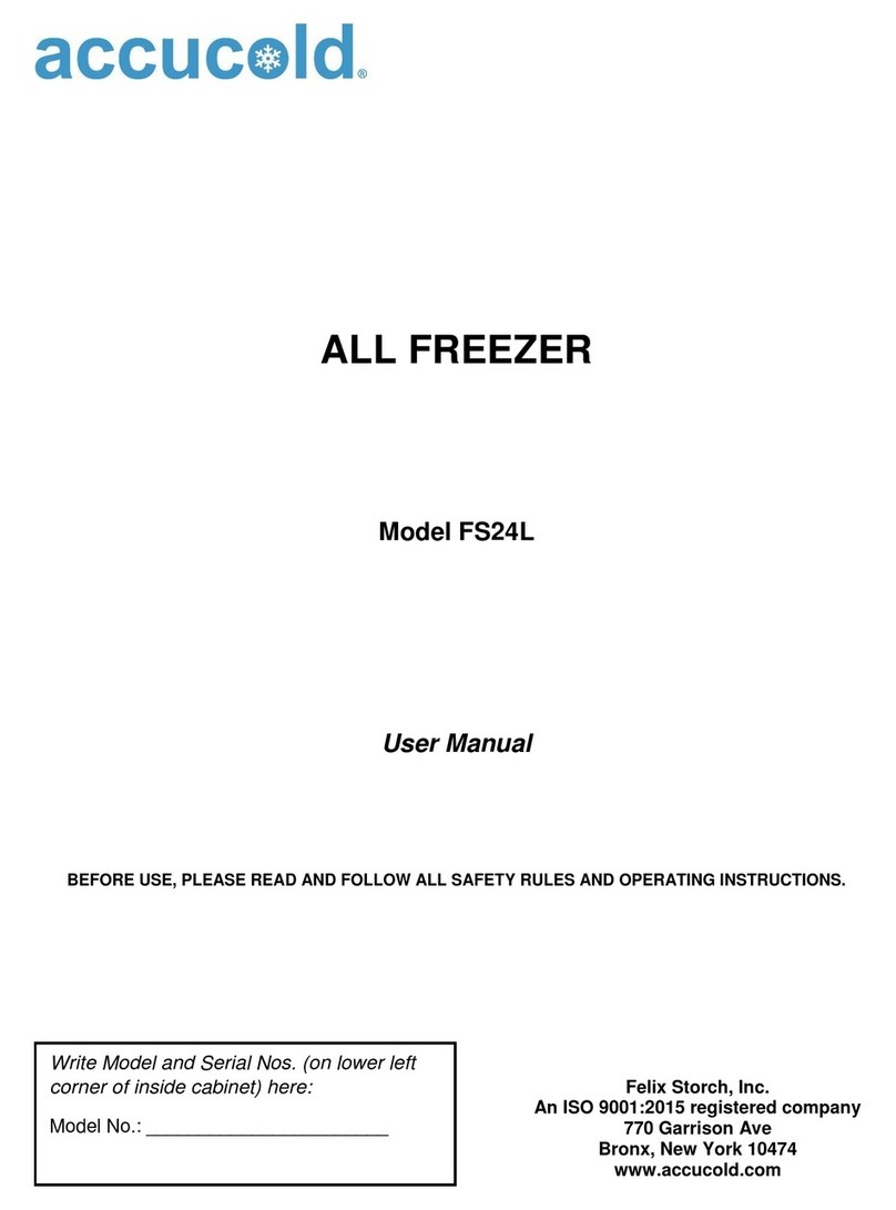 Accucold FS24L user manual