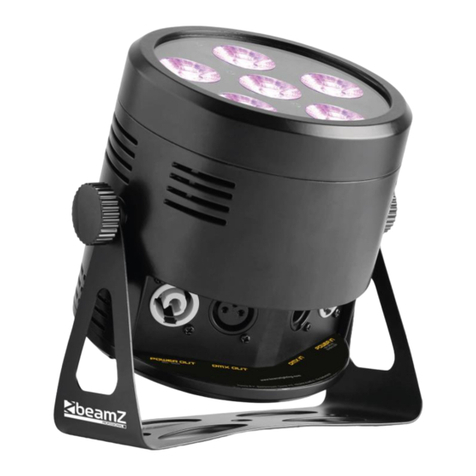 Beamz professional BBP66 instruction manual