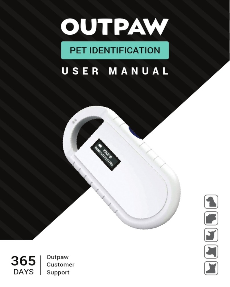 OUTPAW PetIdent 160 user manual