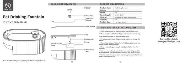 PAPIFEED PF028 instruction manual