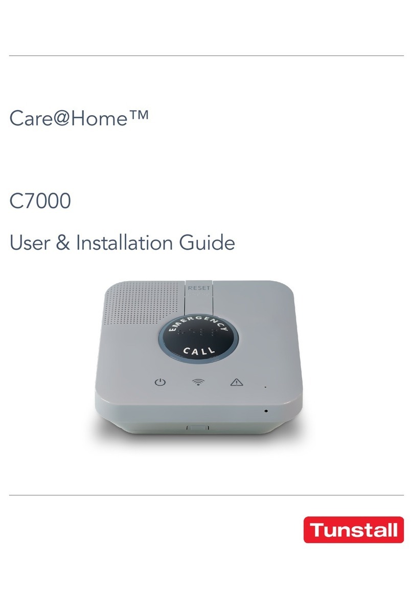 Tunstall Care@Home C7000 Troubleshooting guide Tunstall Care@Home C7000 Troubleshooting guide