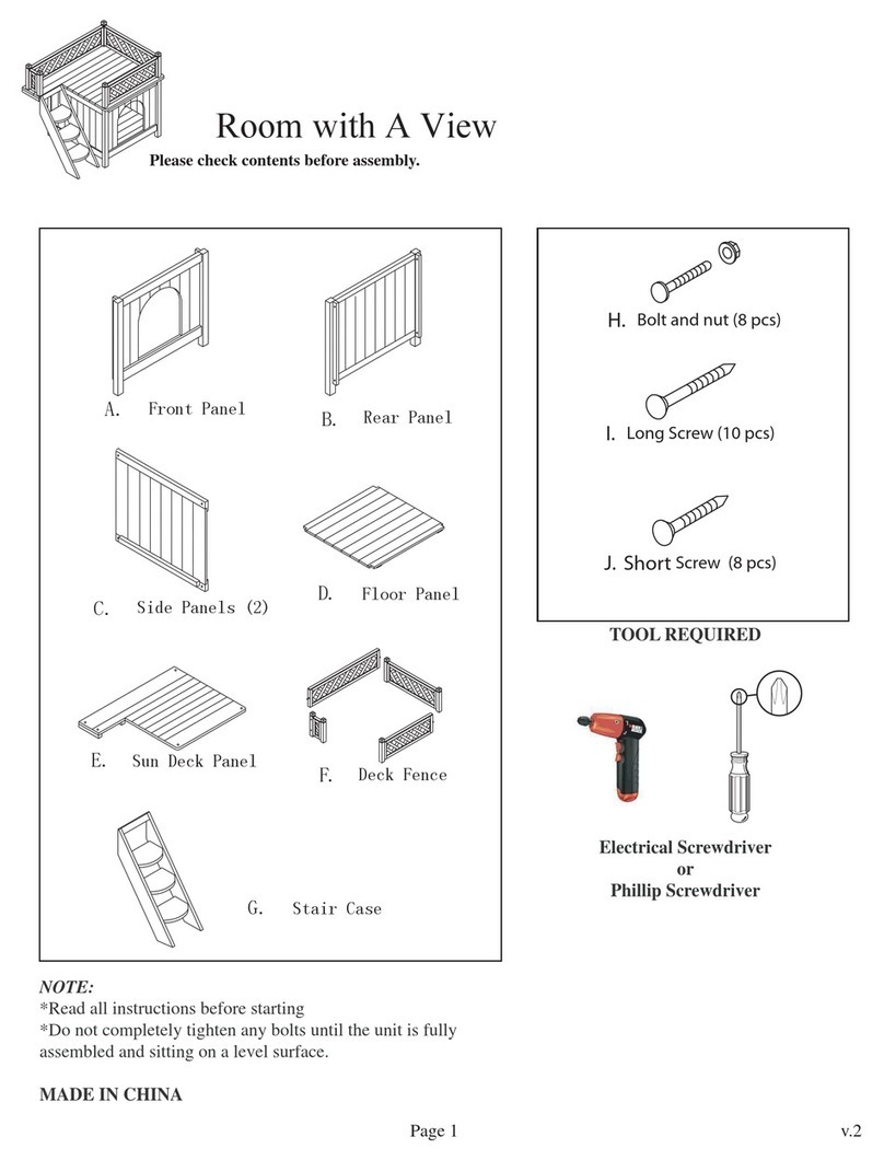 Merry Pet Room with A View Assembly
