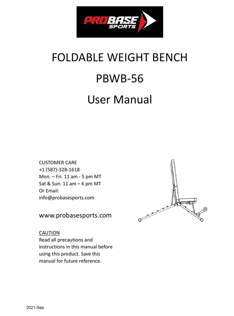 PROBASE SPORTS PBWB-56 user manual