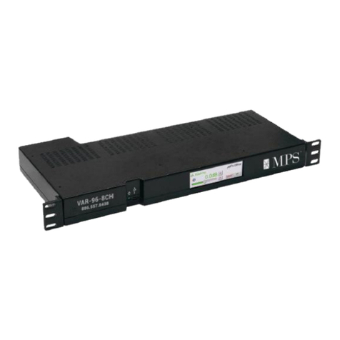 MPS VAR-96-8CH User manual