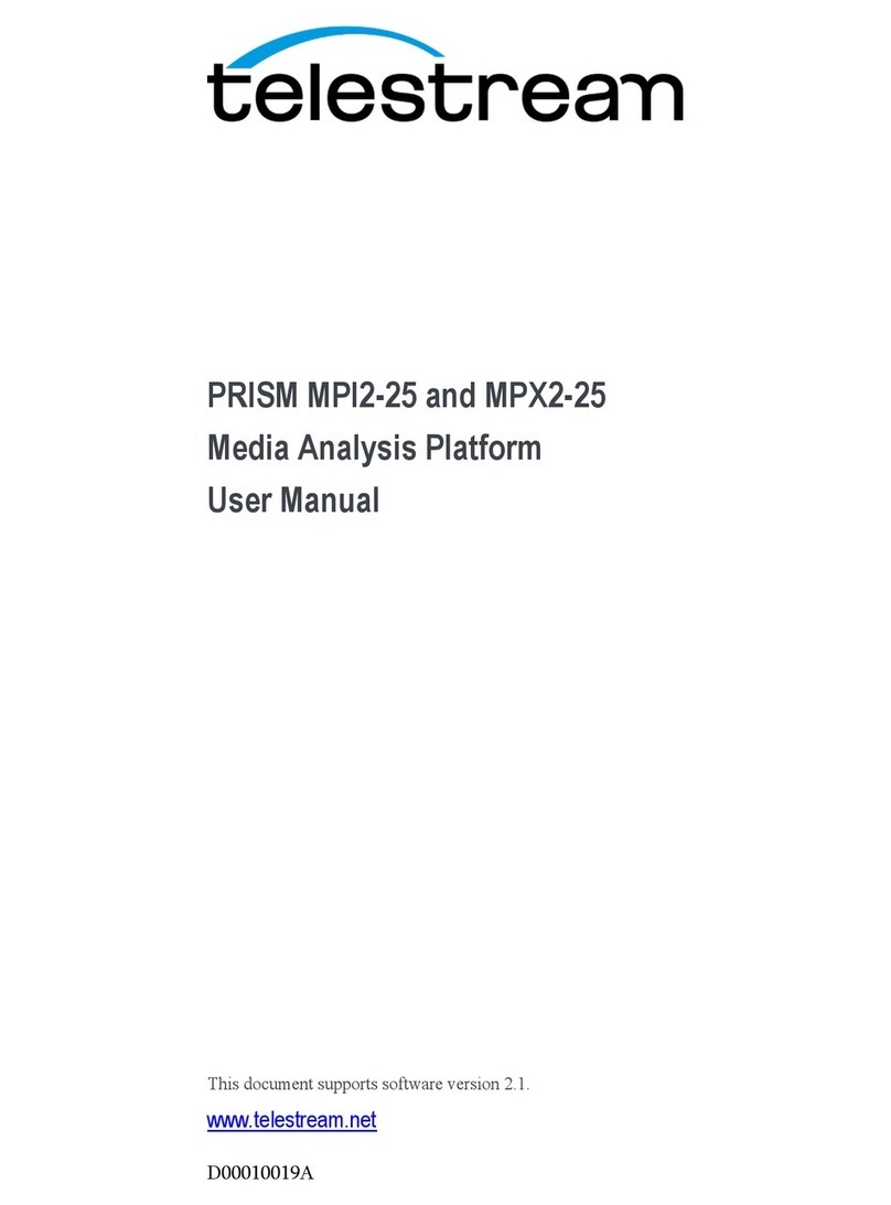 Telestream PRISM MPI2-25 user manual