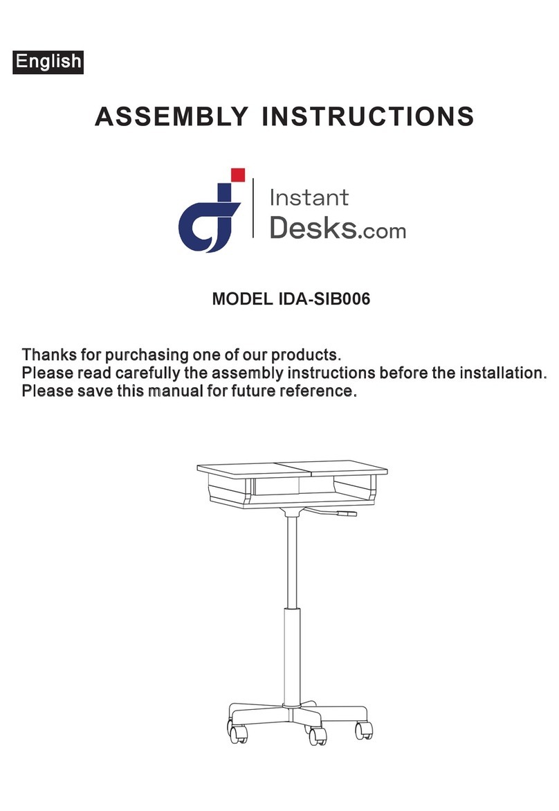 Instant Desks IDA-SIB006 User manual Instant Desks IDA-SIB006 User manual