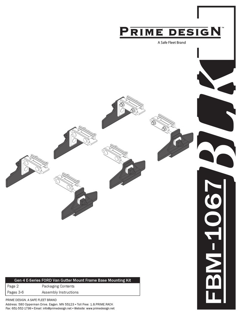 Safe Fleet Prime Design FBM-1067-BLK User manual