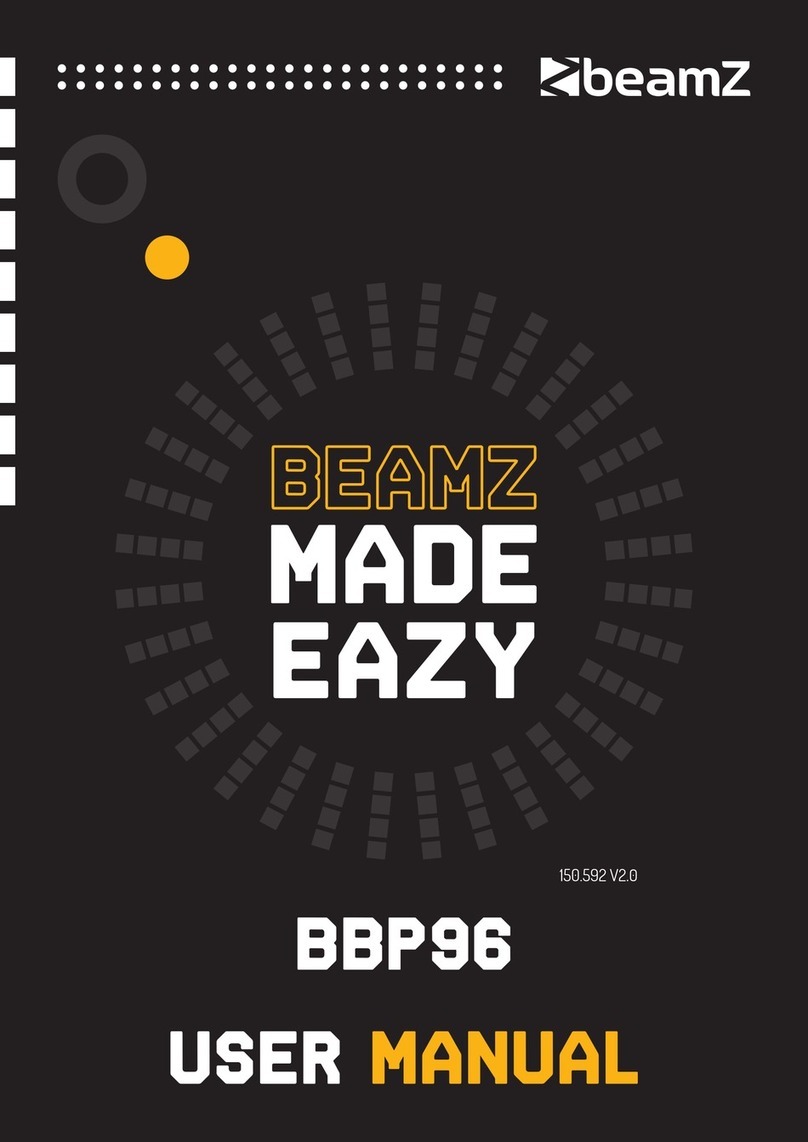 Beamz BBP9 user manual