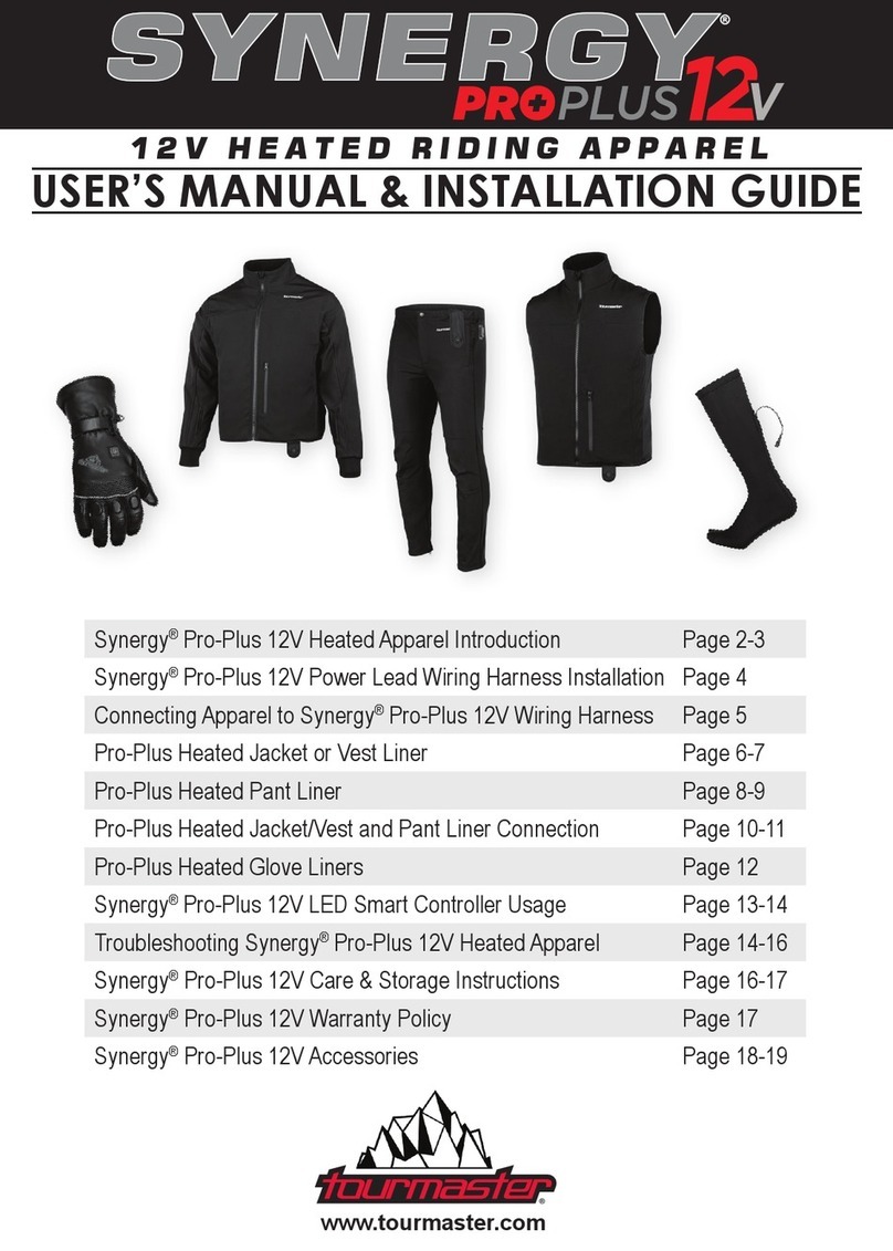Tourmaster Synergy Pro-Plus User manual & installation guide
