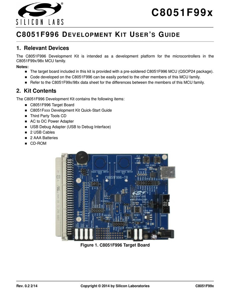 Silicon Laboratories C8051F99 Series user guide