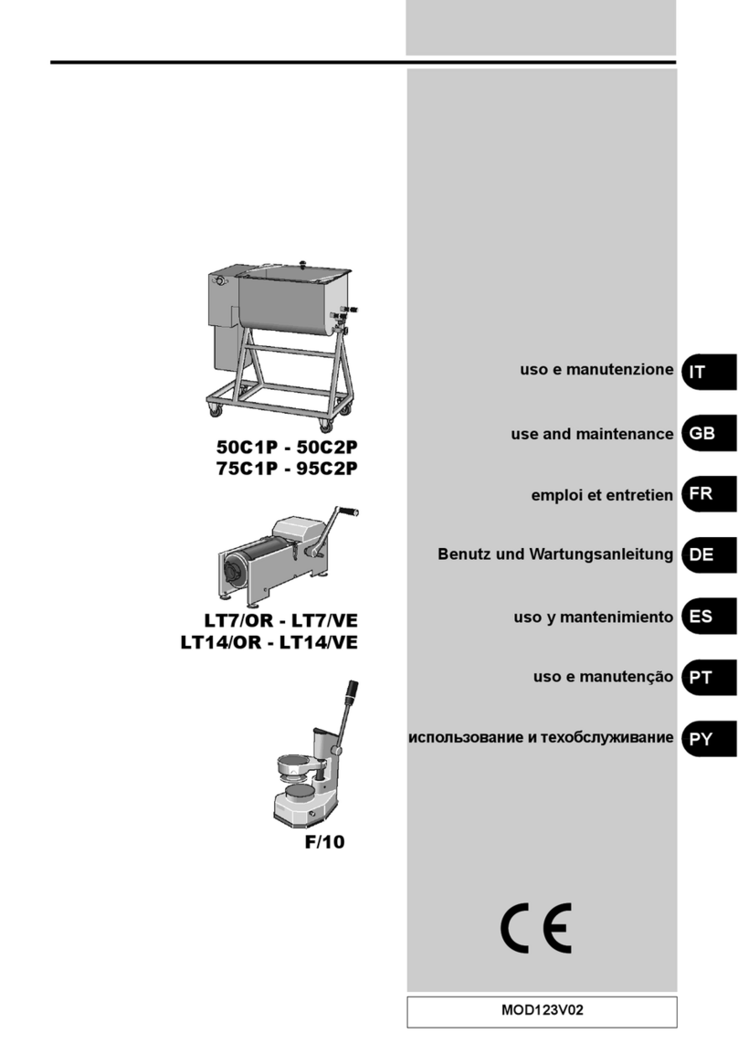 Fimar 50C2P Use and maintenance