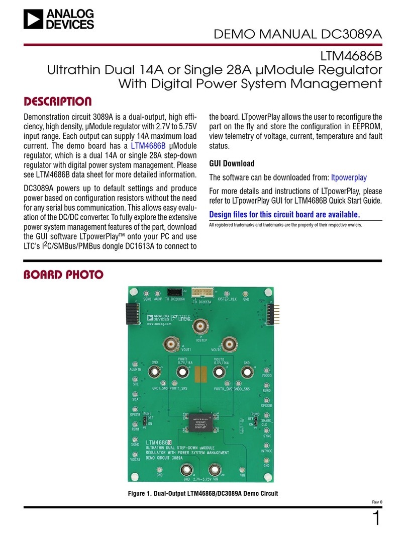 Analog Devices DC3089A manual