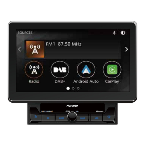 NORAUTO NS-X2800 DBT Installation Manual and Security Information