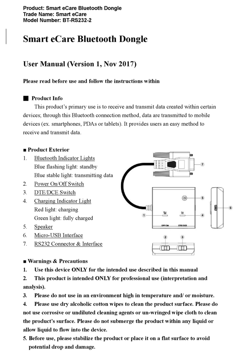 Smart eCare BT-RS232-2 User manual
