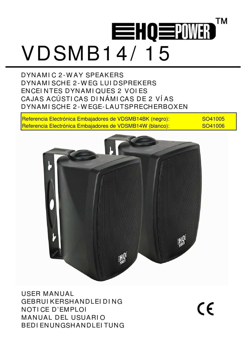 HQ Power VDSMB14BK User manual