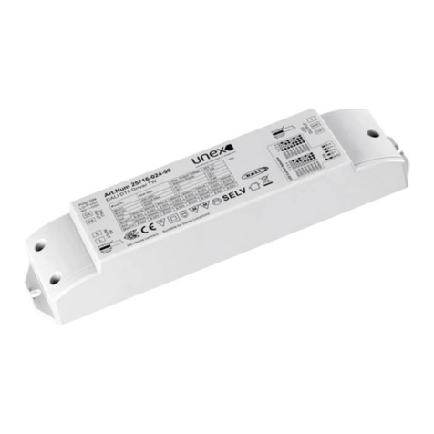Unex MC-D-250-1000-050W-TW operating manual