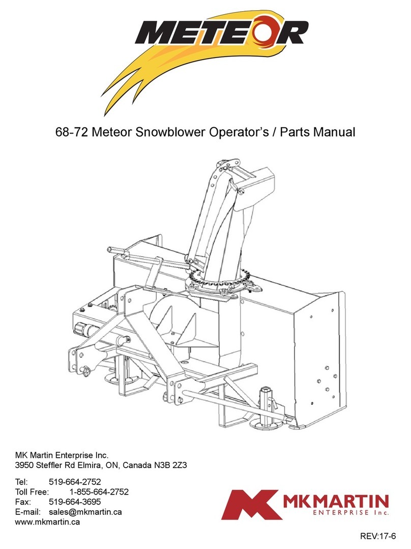 MK Martin Meteor 68 Operator's manual