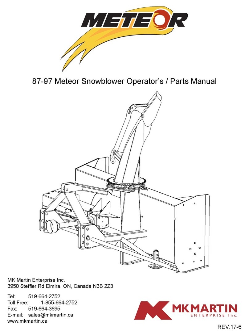 MK Martin METEOR 87 Operator's manual