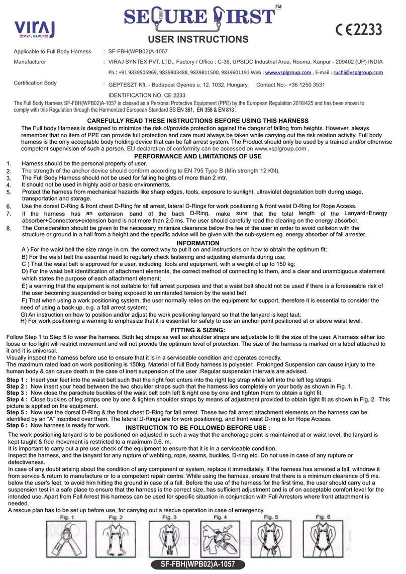 Viraj SF-FBH(WPB02)A-1057 User instructions