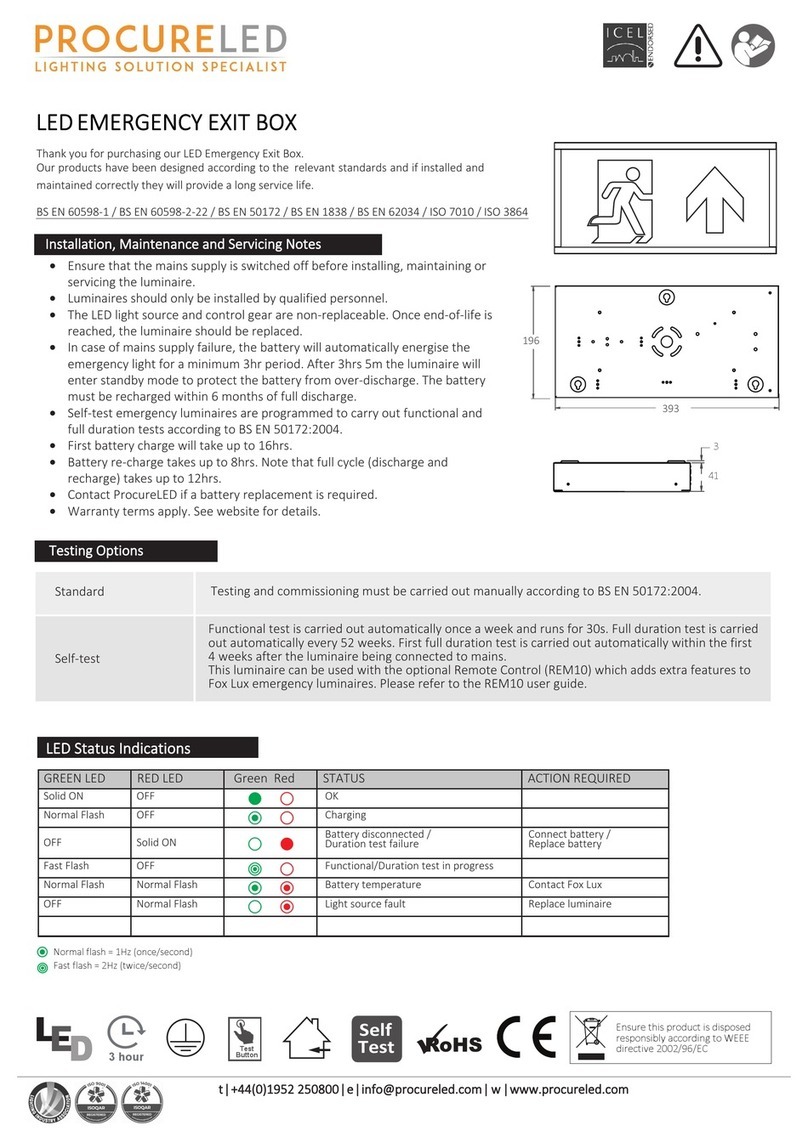 ProcureLED EBOX3EM3 User guide
