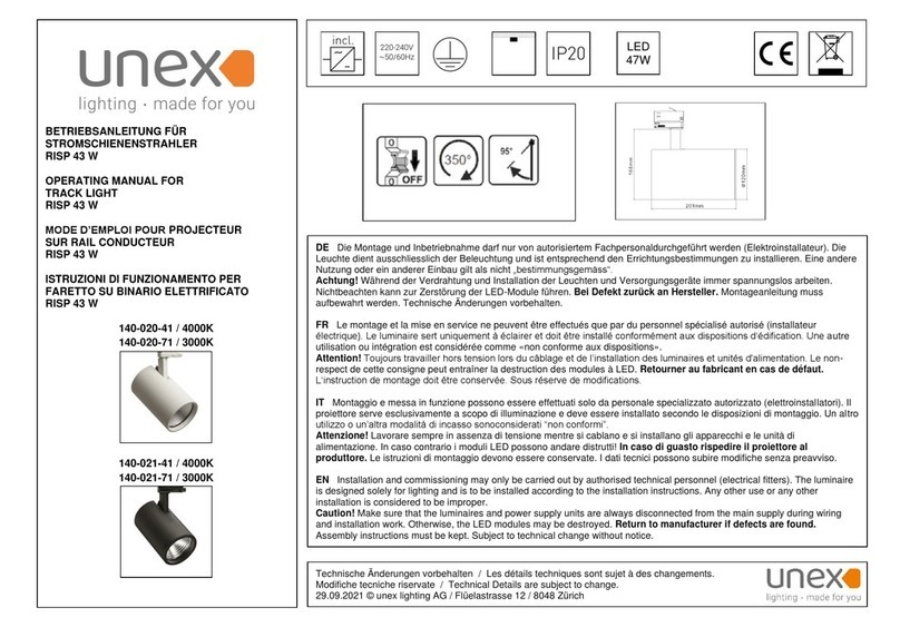Unex RISP 43 W User manual