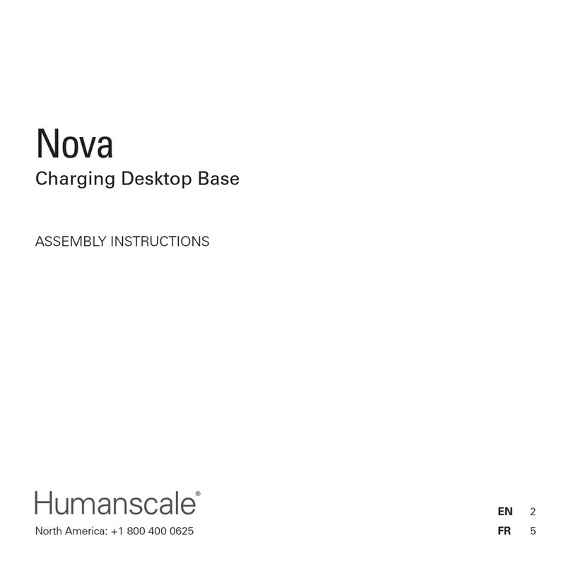 Humanscale Nova Assembly instructions