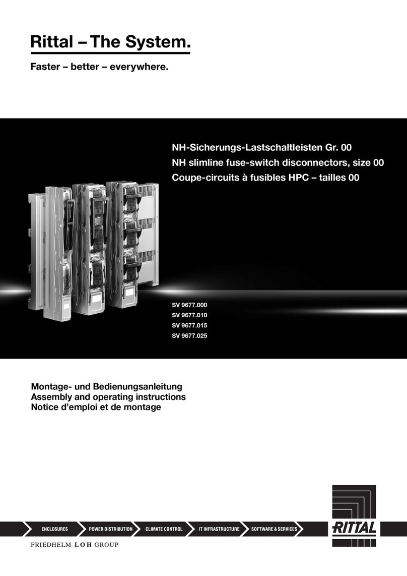 Rittal SV 9677.000 Assembly and operating instructions