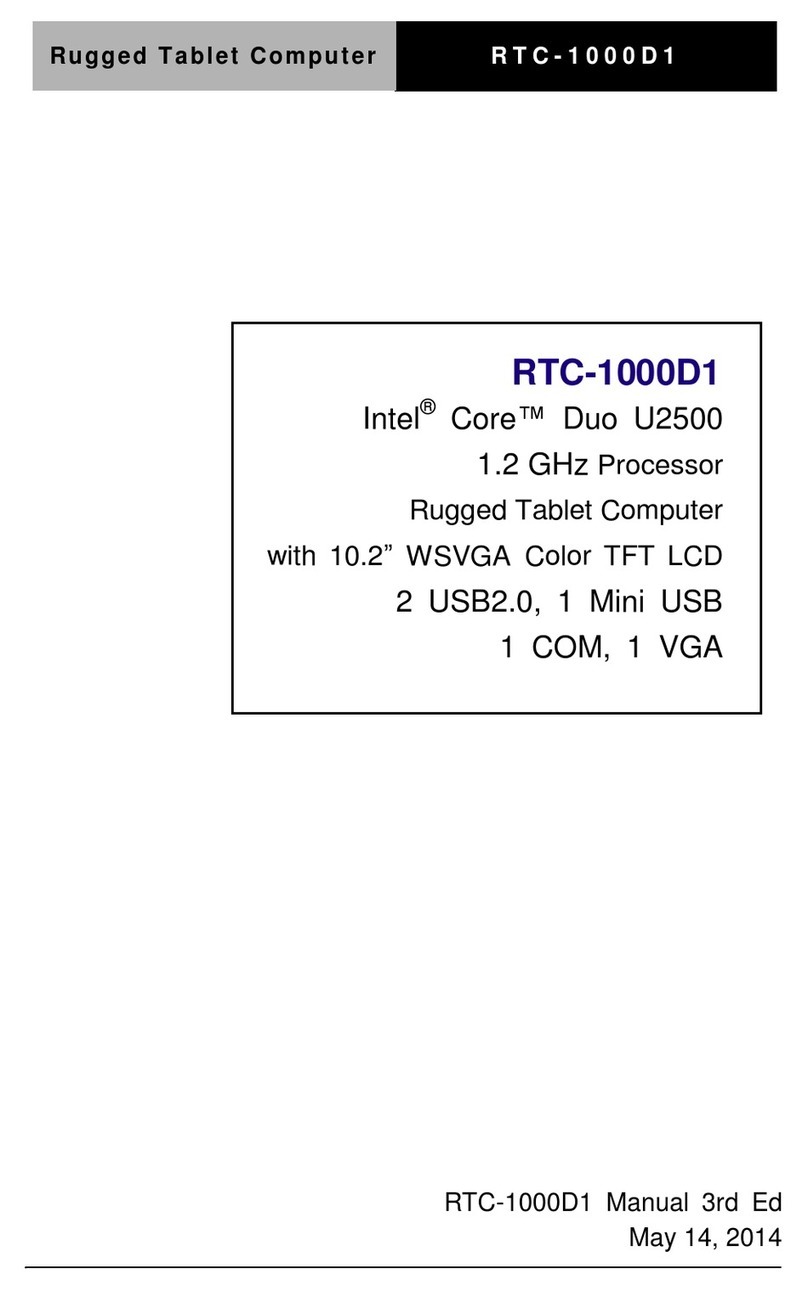 Aaeon RTC-1000D1 User manual Aaeon RTC-1000D1 User manual