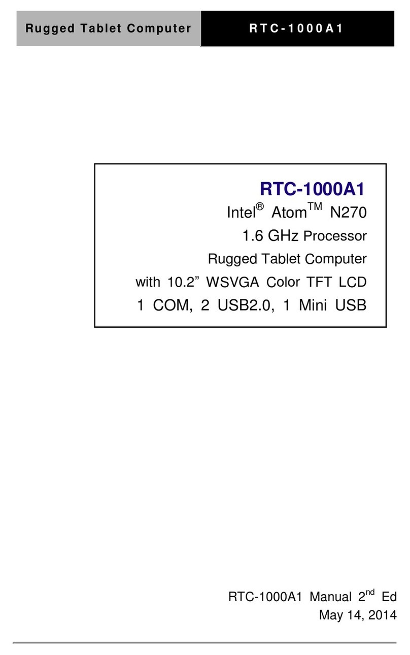 Aaeon RTC-1000A1 User manual Aaeon RTC-1000A1 User manual