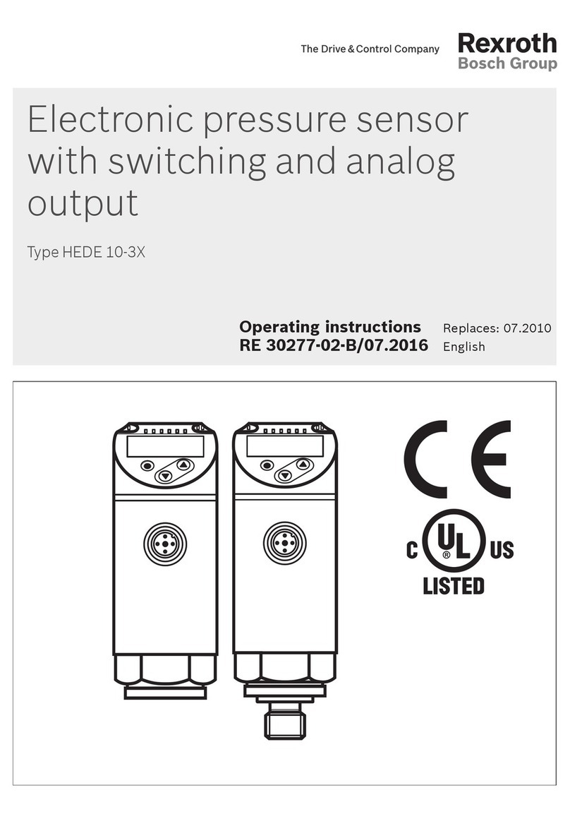 Bosch Rexroth HEDE 10-3 Series operating instructions