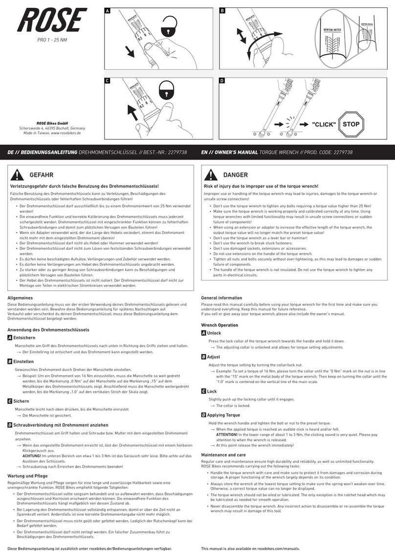 Rose electronics PRO 1-25 NM User manual
