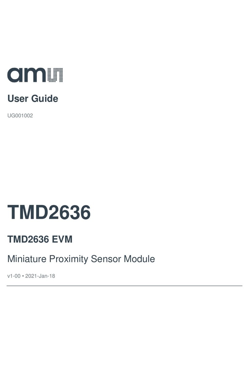 AMS TMD2636 EVM User manual AMS TMD2636 EVM User manual