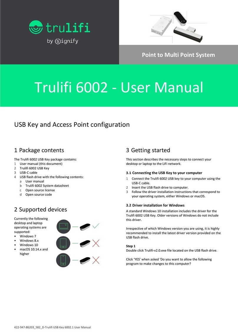 SIGNIFY Trulifi 6002 user manual