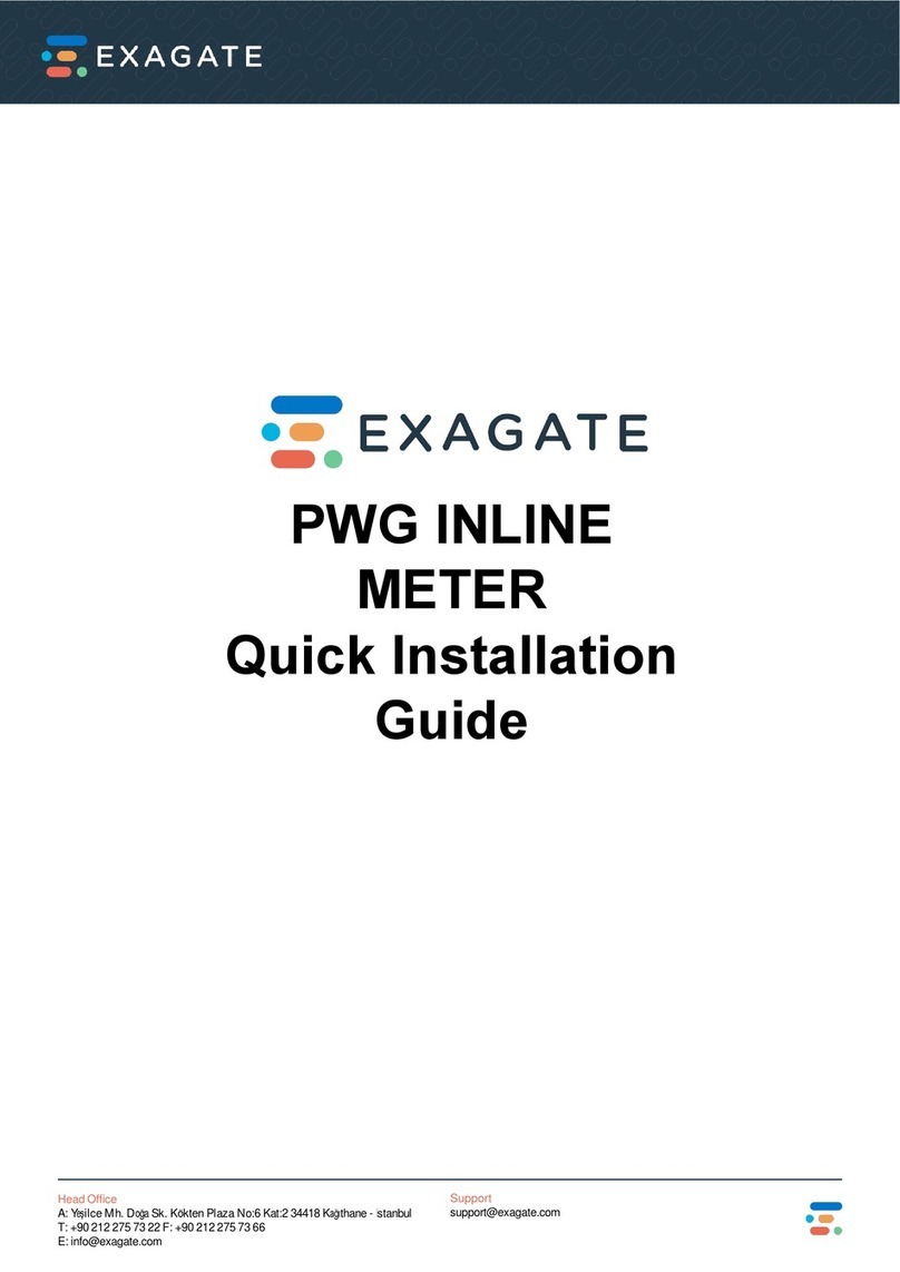EXAGATE PWG INLINE Quick installation guide