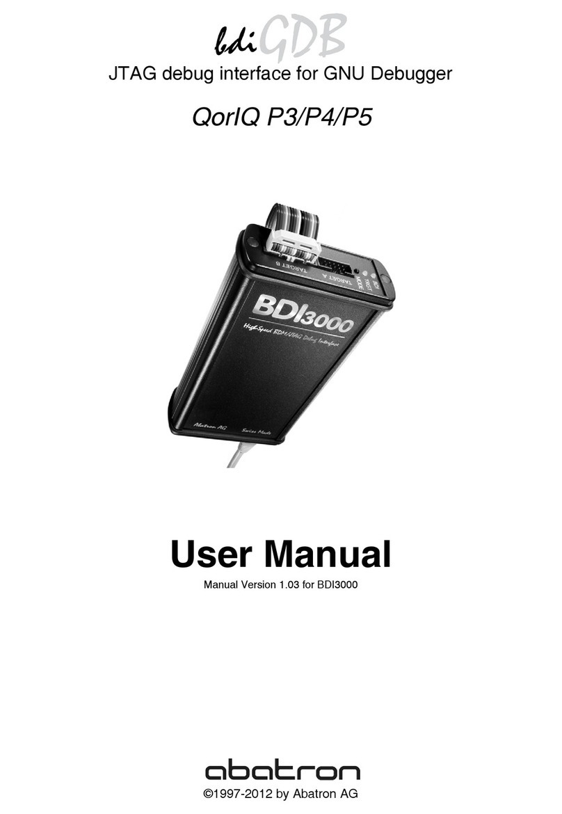 Abatron bdiGDB QorIQ P3 User manual